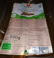Salsicha alemana vegetal