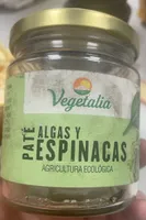 Pate algas y espinacas