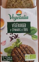 Végéburger d'épinards et tofu