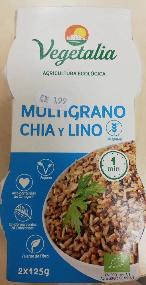 Multigrano chía y lino