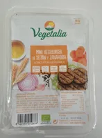 Mini Vegeburger de seitán y zanahoria