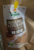 Crackers integrales de espelta con chía