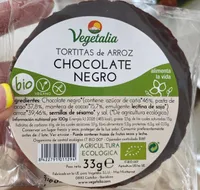 Tortitas de arroz chocolate negro