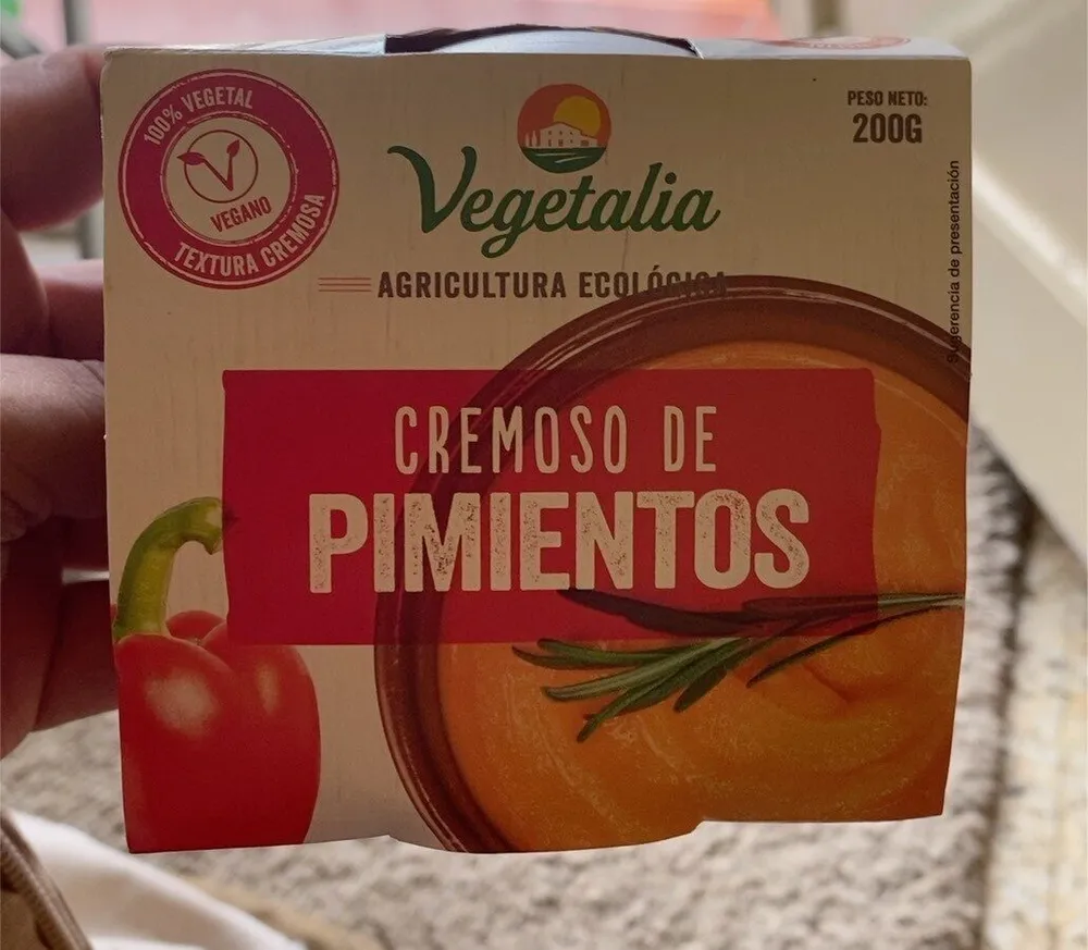 Cremoso de pimientos