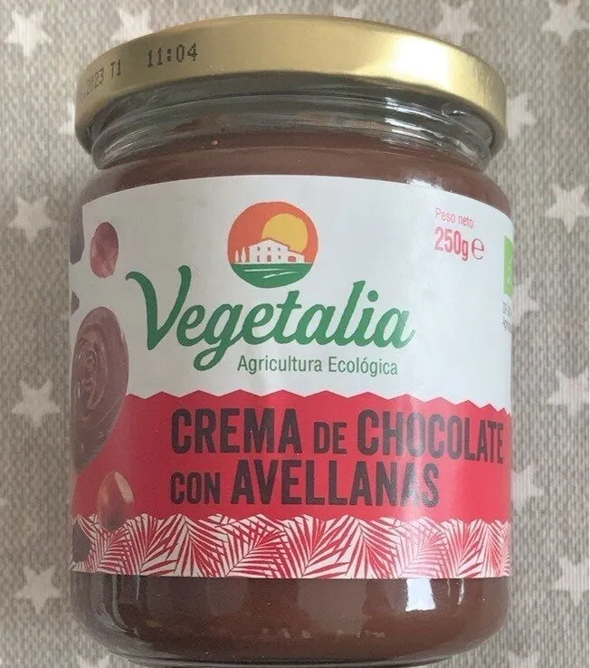 Crema de chocolate con avellanas