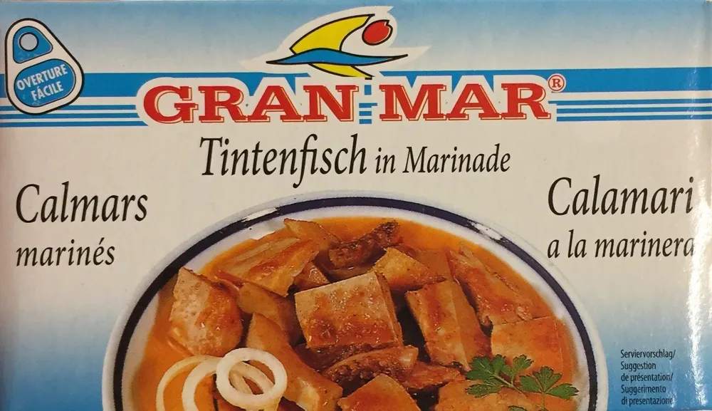 Tintenfisch in marinade