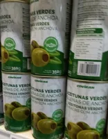 Aceitunas verdes rellenas de anchoa