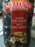 Aceitunas negras con hueso