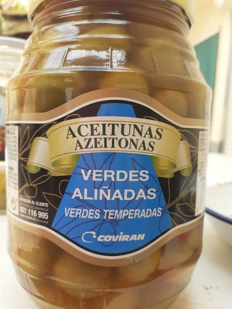 Aceitunas verdes aliñadas