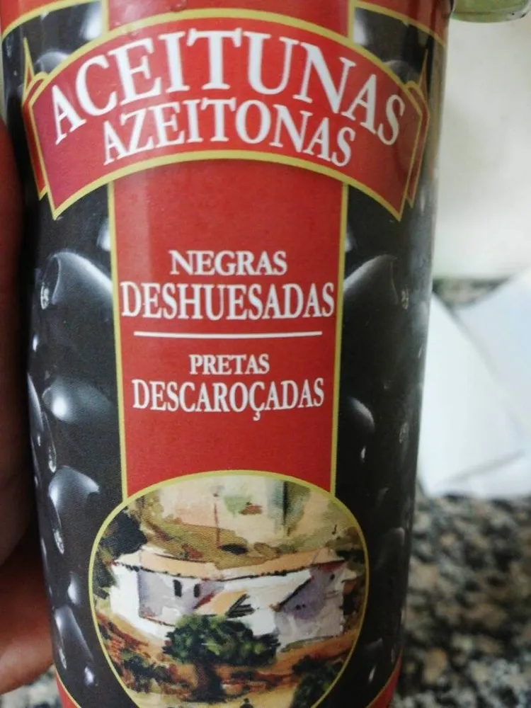 Aceitunas negras deshuesadas