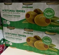 Aceitunas verdes rellenas anchoa