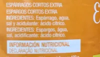 Esparragos cortos extra