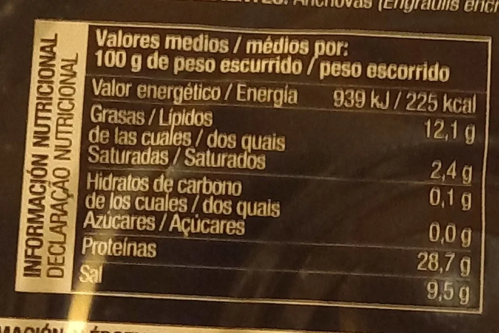 Filetes de anchoas
