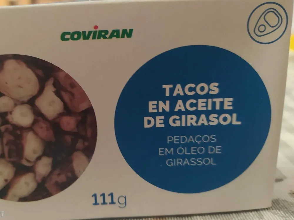cons. pota coviran pedaços em óleo de girasol