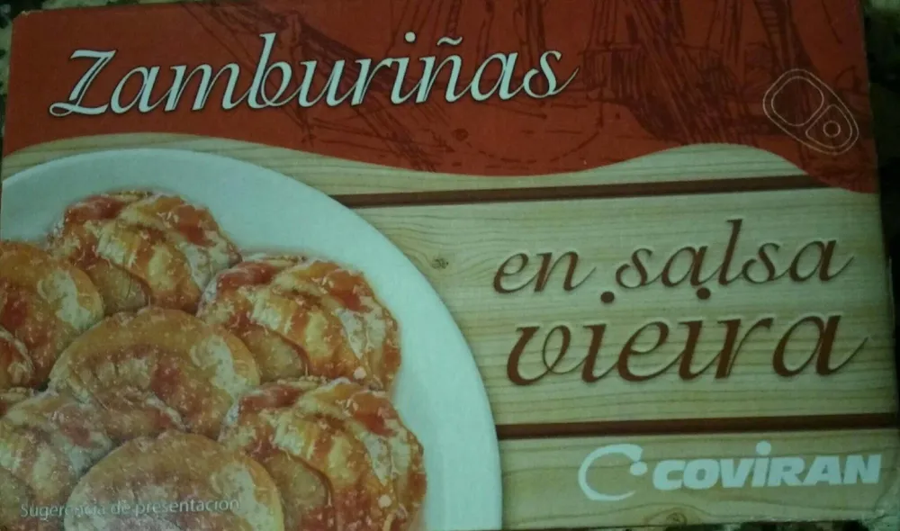 Zamburiñas en salsa de vieiras