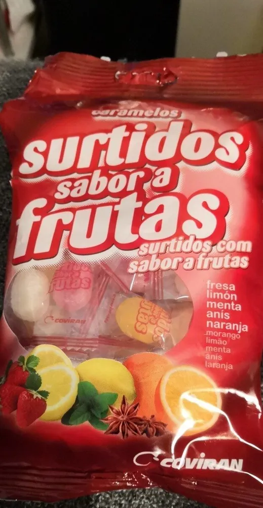 Caramelos surtidos sabor a frutas