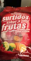 Caramelos surtidos sabor a frutas