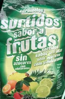 Caramelos surtidos sabor a frutas sin azúcares