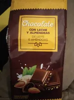 Chocolate con leche y almendras