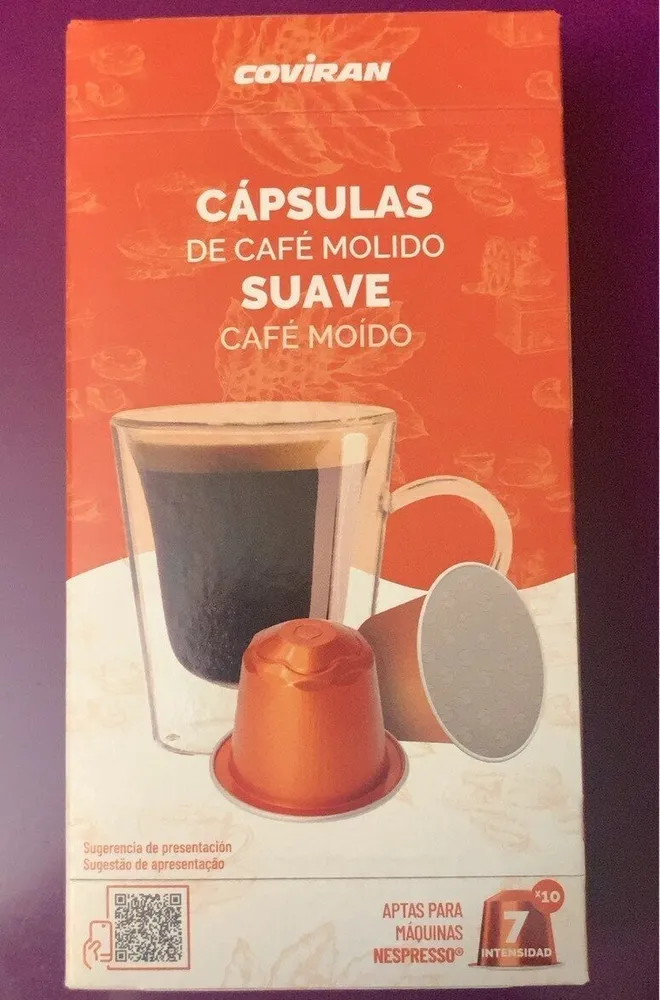 Capsulas de café molido suave