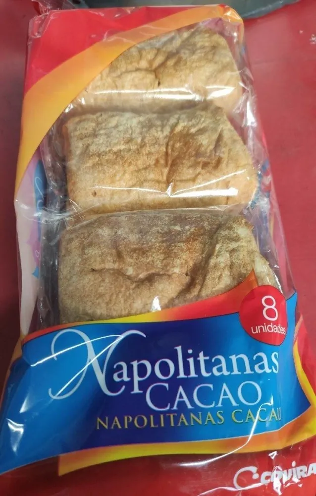 Napolitanas Cacao