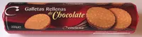 Galletas rellenas de chocolate