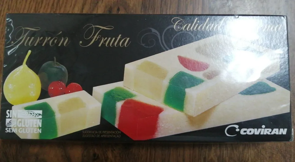 Turrón fruta