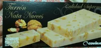 Turrón nata y nueces