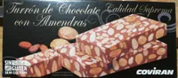 Turrón de chocolate con almendras