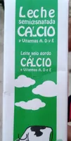 Leche semidesnatada calcio