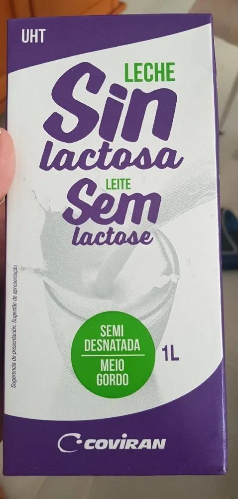 Leche sin lactosa semi desnatada