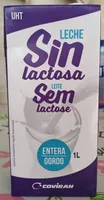 Leche sin lactosa entera