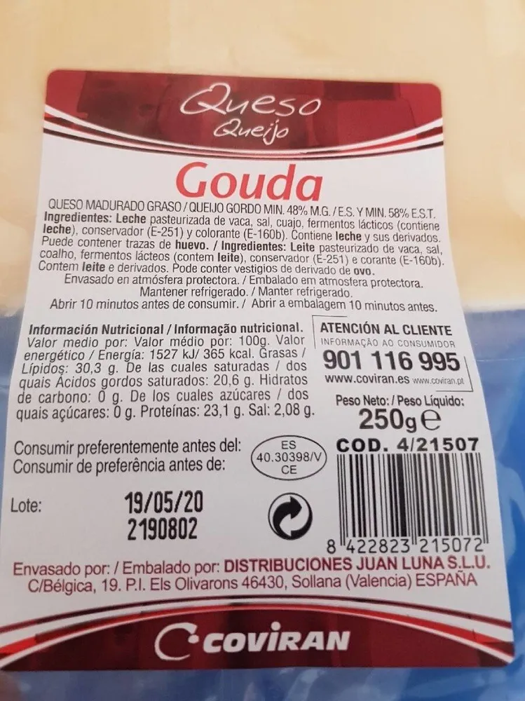 Queso Gouda Coviran