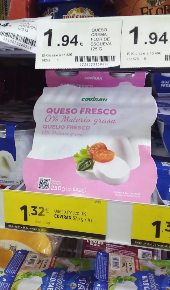 Queso fresco 0%