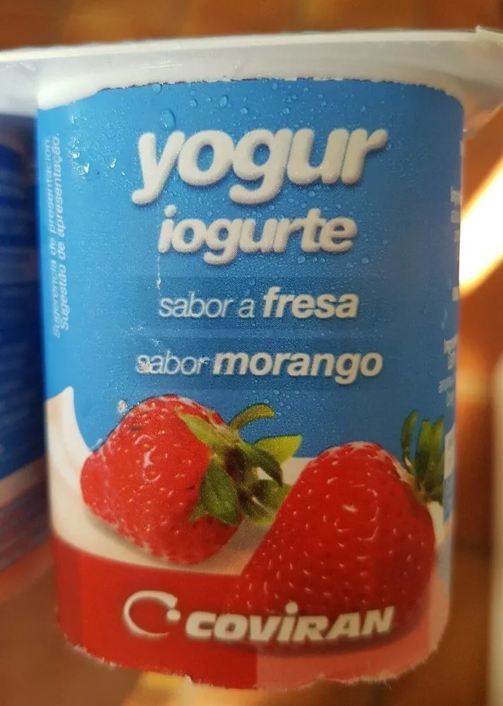 Yogurt sabor Fresa