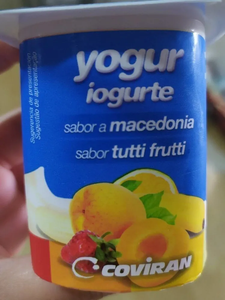 Yogur sabor a macedonia