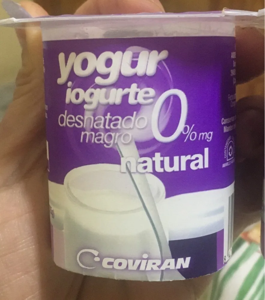 Yogur desnatado natural magro 0% mg