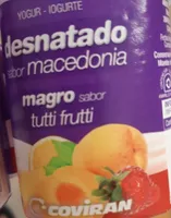 Yogur desnatado sabor macedonia