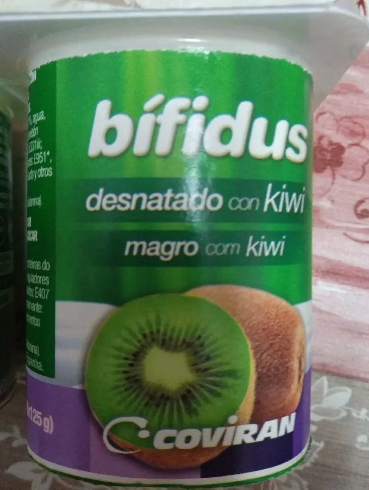 Bífidus desnatado con kiwi