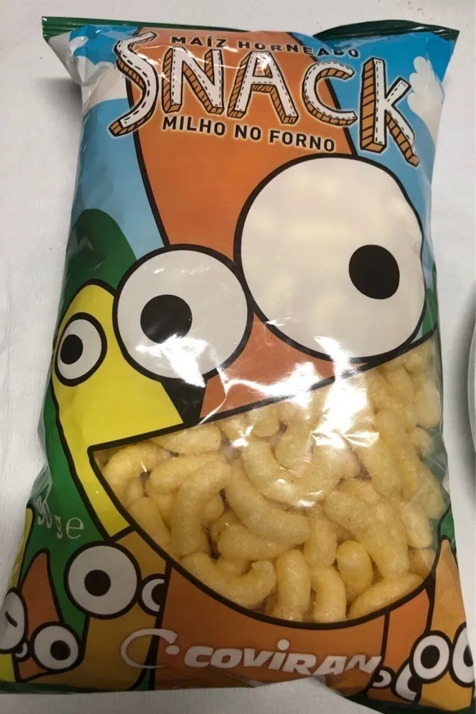 Maiz horneado snack milho no forno