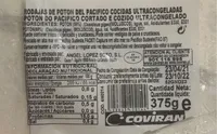 Rodajas de poton del pacifico cocidas ultracongeladas