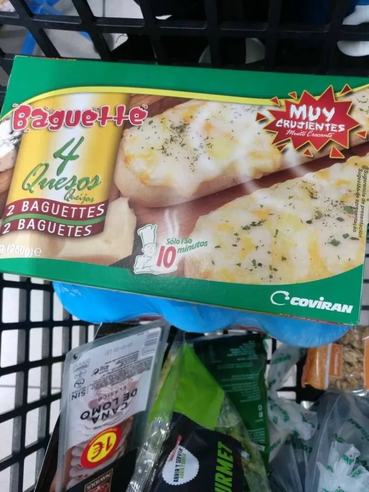 Baguette 4 quesos