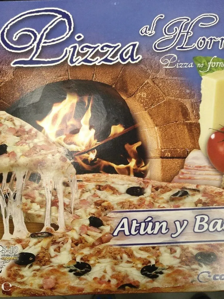 Pizza atun y bacon