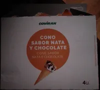 CONO SABOR NATA Y CHOCOLATE