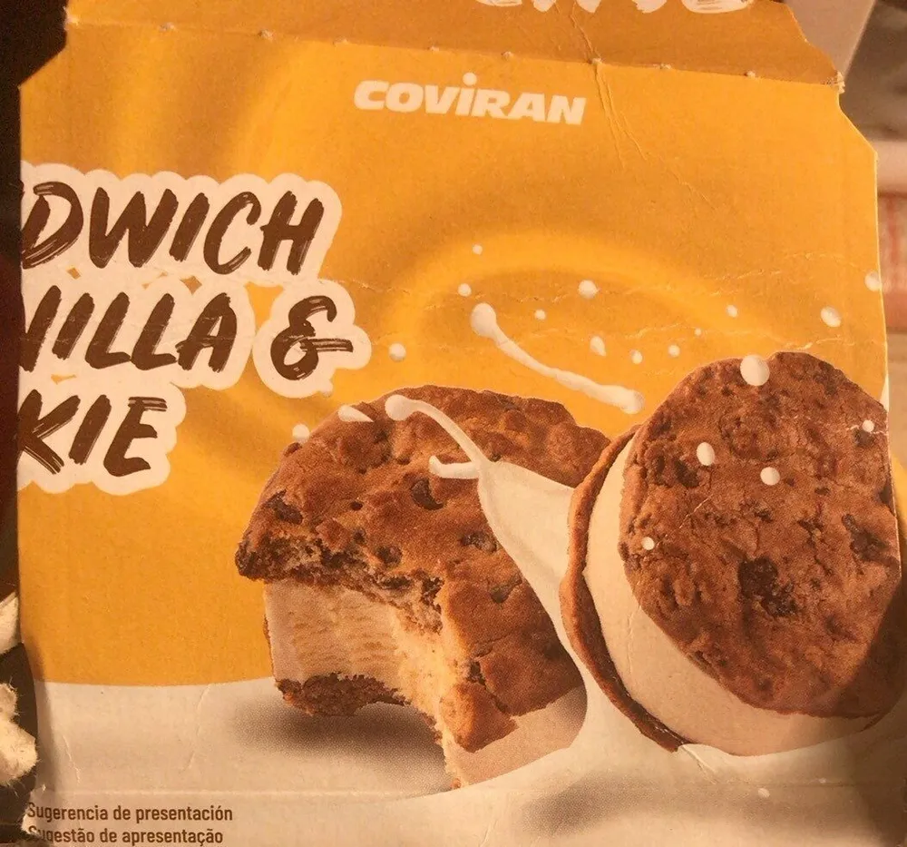 Sandwich vanilla &cookie