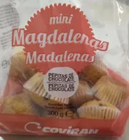 Mini magdalenas pepitas de chocolate