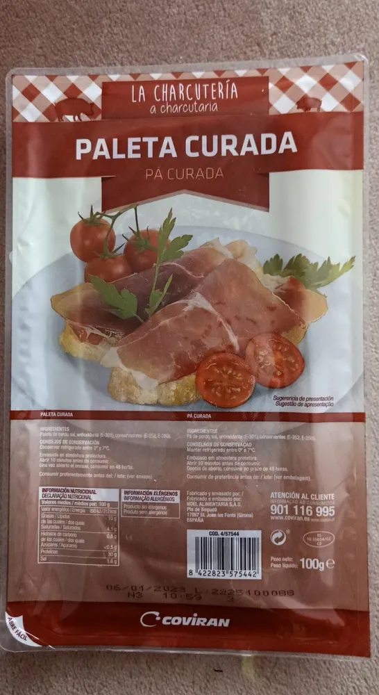 Paleta curada
