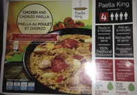 Paella au poulet et au chorizo