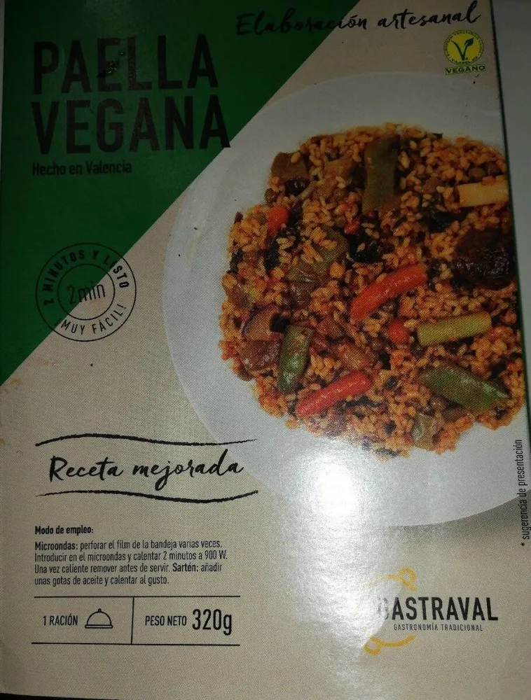 Paella vegana