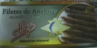 Filetes de anchoas en aceite de oliva